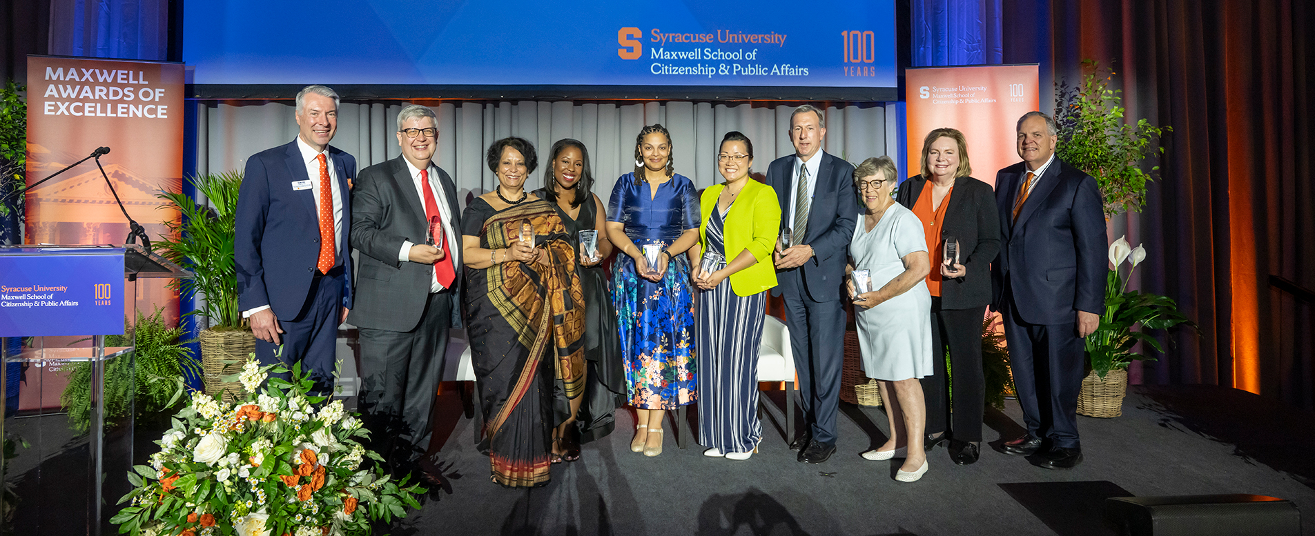 Awards of Excellence and Centennial Awards honorees at the DC centennial celebration