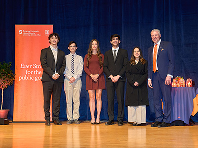 Centennial Celebration Syracuse undergrad students